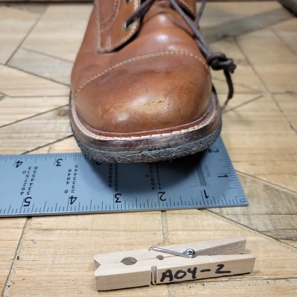 Johnston & Murphy Connelly $200 Men's Cap Toe Boots Size 10 M Crepe Sole 27-1233